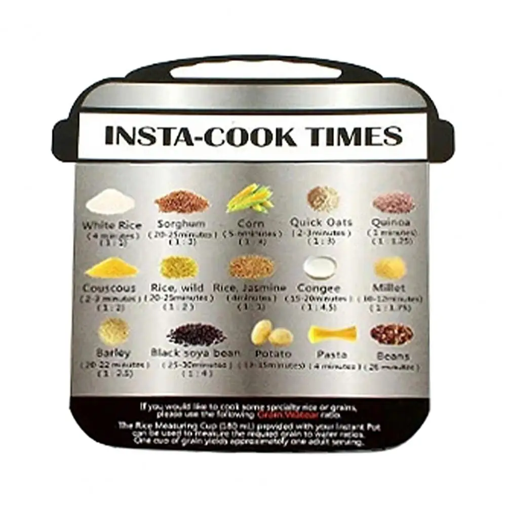 

3Pcs/Set Convenient Practical Magnetic Adsorption Cooking Times Chart Cooking Times Chart Exquisite Residue Free