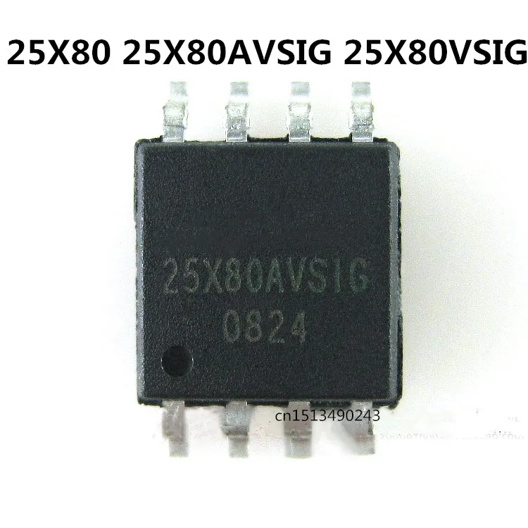 Оригинал, 10 шт./лот, 25X80 25X80AVSIG 25X80VSIG SOP-8 Оригинал, 10 шт./лот, 25X80 25X80AVSIG 25X80VSIG SOP-8