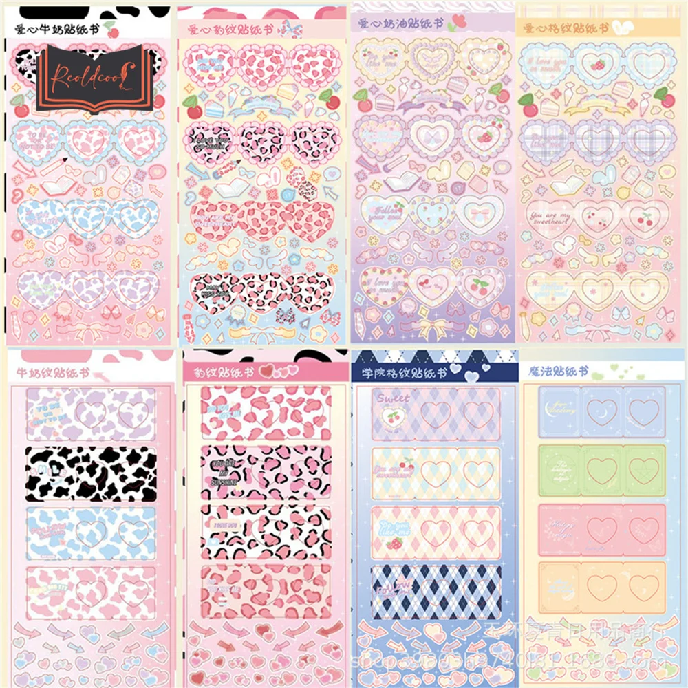 

1Pc Butterfly Laser Ribbon Flower Decorative Stickers for Planner Scrapbooking Planner Japanese Kawaii Decorative Stationery