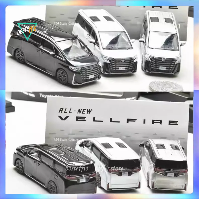 Новая брендовая модель автомобиля 1 1/64 Toyota Vellfire Alphard имитация из сплава для