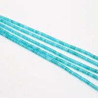 natural stone beads oblate shape blue white stone charms for jewelry making necklace bracelet