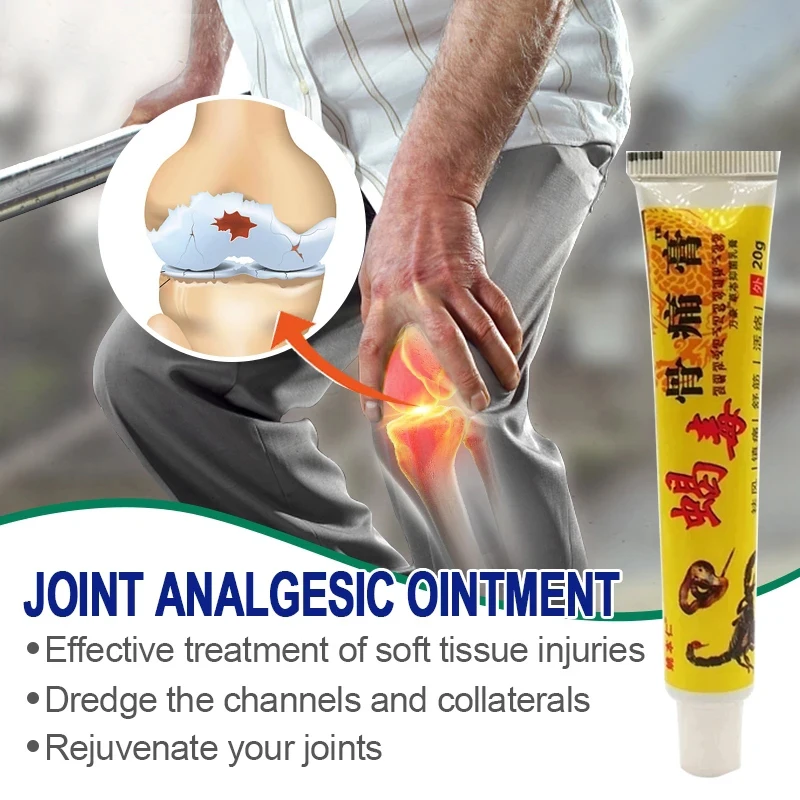 

20g Body Pain Relief Ointment Rheumatism Arthritis Powerful Analgesics Cream Lumbar Muscle Neuralgia Acid Daily Care Dressing