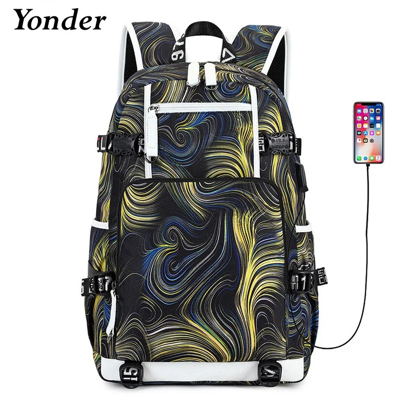

Waterproof Large Bookbag Men Junior High School Bags Backpack for Teenage Boys 15.6" Laptop Schoolbag Backpack Student Book Bag