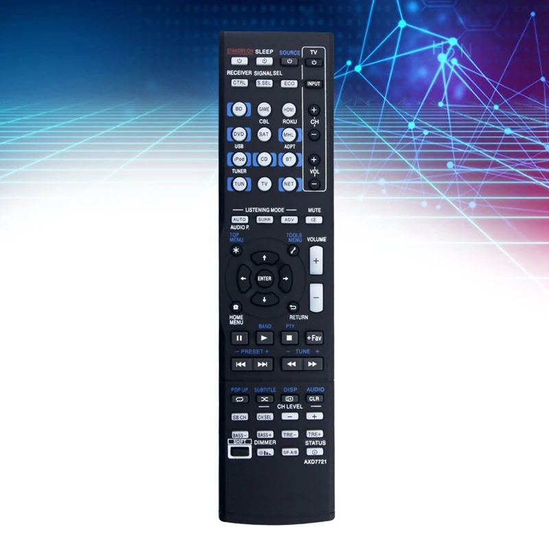 Замените универсальный пульт AXD7721 для нескольких серий AV-ресиверов Pioneer VSX — VSX-830