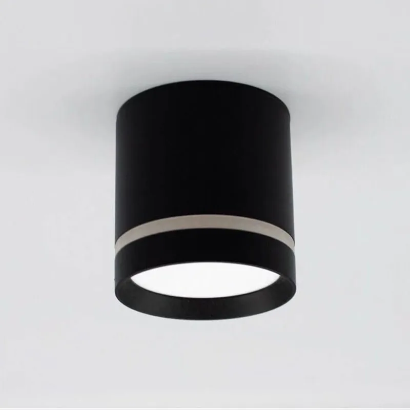 

Потолочный светильник ROANJUNYH алюминиевый черный/белый 5-15Вт