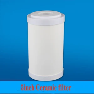 0.1UM 5-Inch Flat Type High-Density Washable Ceramic Filter/Cartridge/Candle/Replacement Repeatedly Used Instead of PP Cotton