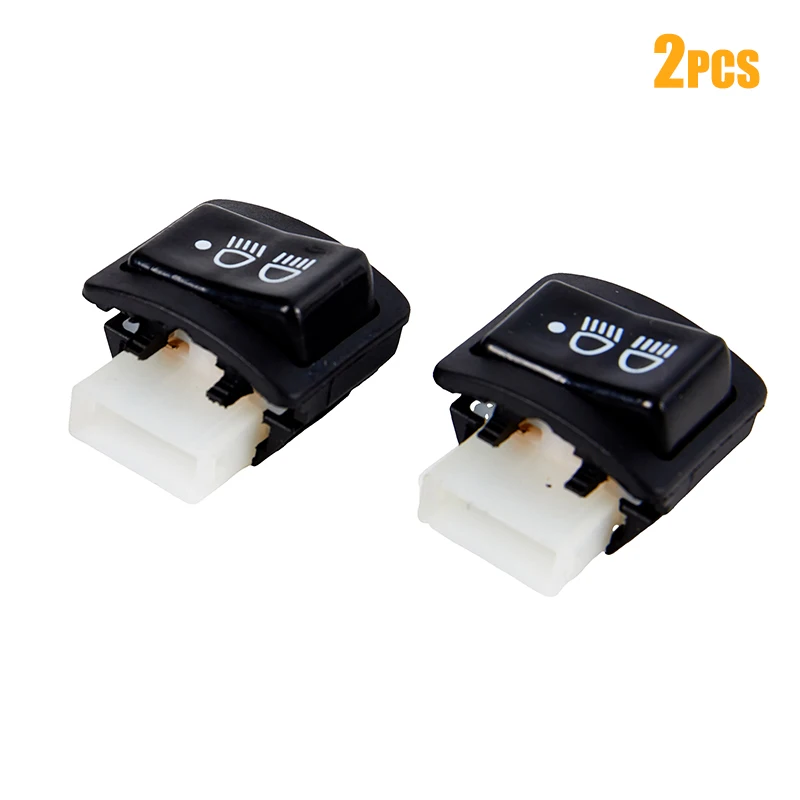 

2Pcs Motorcycle And Electric Vehicle Parts Refitting Switch Three Gear Dimmer Headlamp Switch