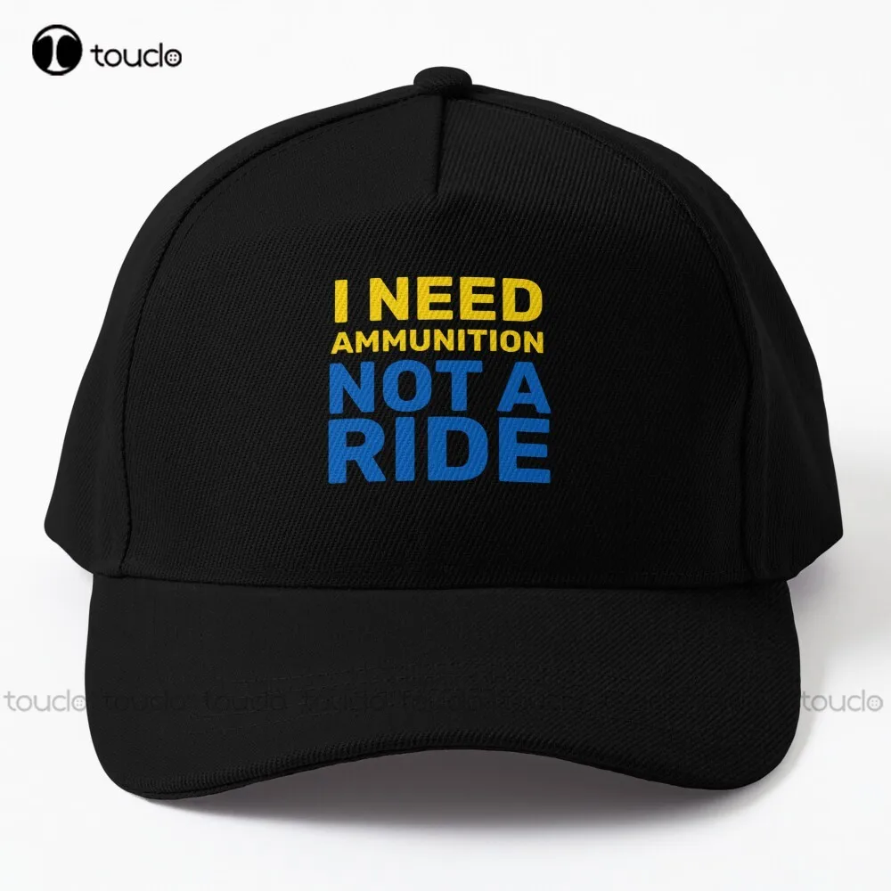 

I Need Ammunition Not A Ride Baseball Cap Cat Hats Cotton Denim Caps Hip Hop Trucker Hats Custom Gift Street Skateboard Unisex
