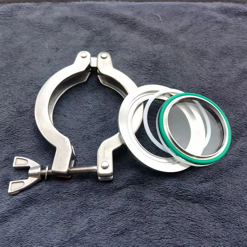 

KF50 Вакуумный Viewport из нержавеющей стали, смотровое стекло, закаленное окно, фланцевый фитинг для высоковакуумной лаборатории, промышленного научного использования