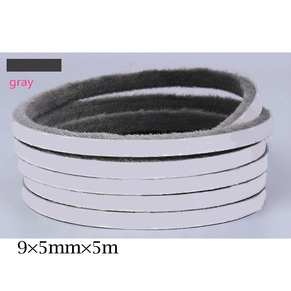 

3Meter/5Meter Self Adhesives Door Sealing Strip Sound Insulation Wind-proof Strip Ealing Strip Waterproof, Windproof For Doors