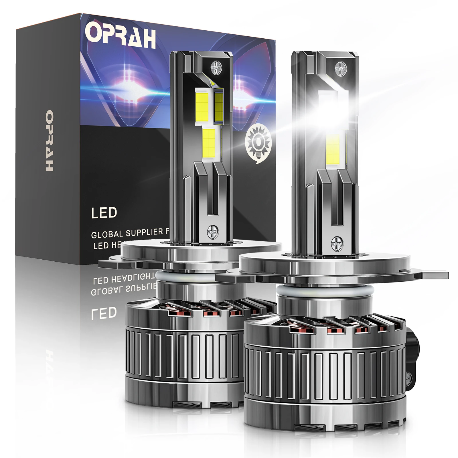 Светодиодная лампа Kalada Q15C для автомобильных фар, 140 Вт, H1, H3, H4, H7, H8, H11, 9005, HB4, 12 В, белая, 6000K