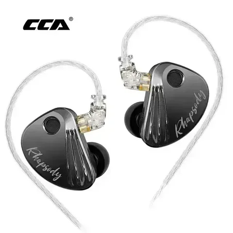 CCA Rhapsody 2DD + 4BA гибридные Hi-Fi наушники IEM проводные наушники со съемным кабелем для аудиофилов и музыкантов предзаказ