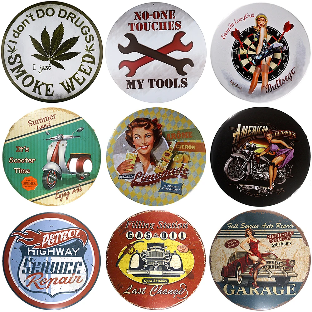 

Vintage Shabby Chic Beer don't touch my tools Pub Club Party Poster