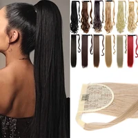 difei synthetic ponytail extensions hair hairpiece horse tail false tail pigtails for hair woman collection false by natural
