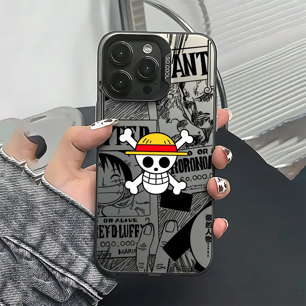 Фото Чехол для телефона ONE PIECE с Луффи для iPhone 17, 17e, 16e, 16, 15, 14, 13, 12, 11 mini, Pro, Max, X, XR, XSMAX, 8, 7, Air, Plus, противоударный, матовый №4