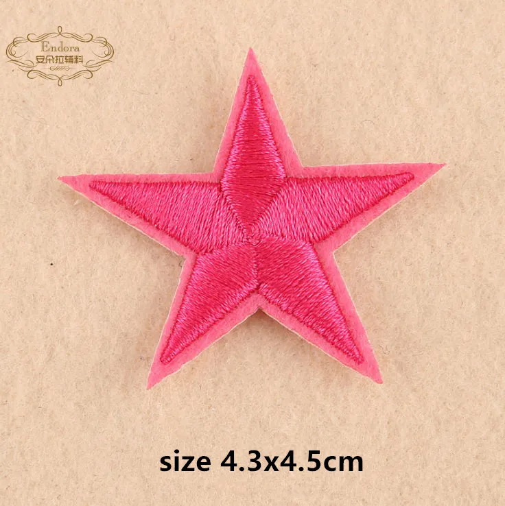 10 шт. вышитые нашивки со звездами значки с утюгом на мультяшном мотиве аппликация