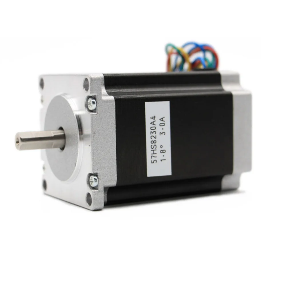 NEMA 23 Шаговый двигатель с ЧПУ 57x82 мм 3A 2 Нм D = 8 6 35 315 унций Nema23 Фрезерный станок