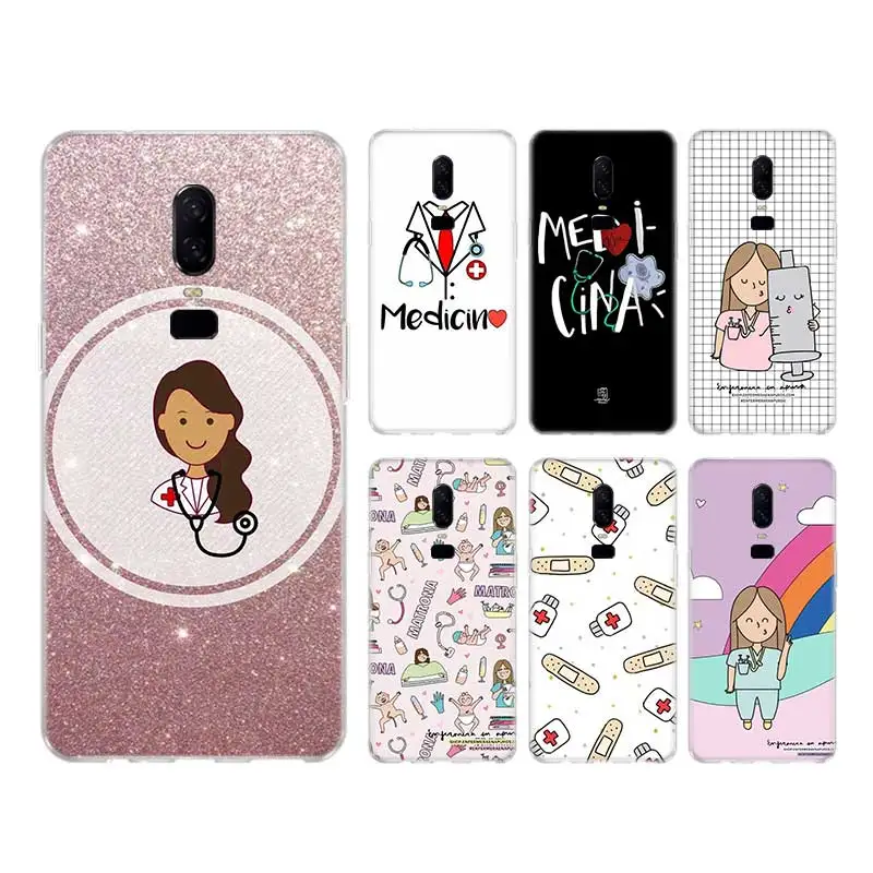 

Nurse Medical Medicine Case For OnePlus 9 Pro 9R Nord Cover For OnePlus 1+ 8T 8 7T 7 Pro 6T 6 5T 5 3 3T Coque Shell