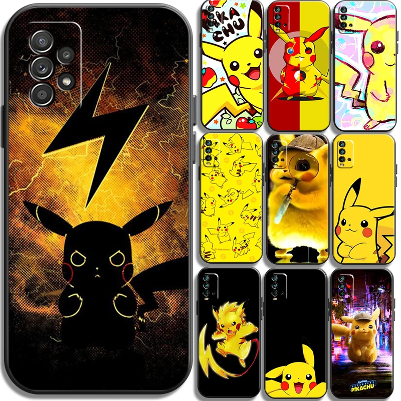

Pokémon Pikachu Phone Cases For Xiaomi Redmi POCO X3 GT X3 Pro M3 POCO M3 Pro X3 NFC X3 Mi 11 Mi 11 Lite Carcasa Funda Coque
