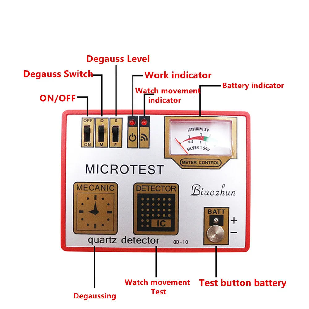 

Демагнитизирующая машина, устройство для измерения кварцевого механизма для Wacth
