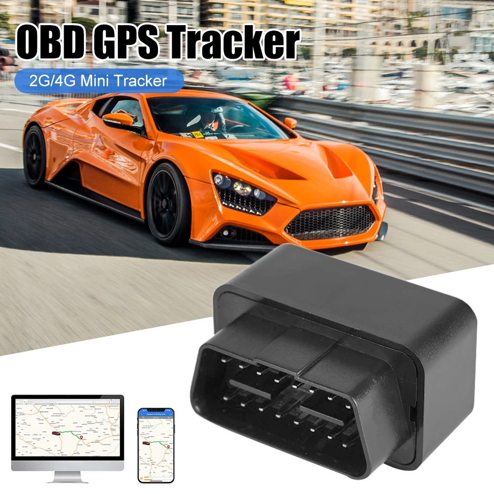 

2G 4G Mini OBD GPS Tracker 12V-24V Car Anti-Theft Alarm Tracking Device SMS Call Geofence Locator Free APP For IOS Andriod