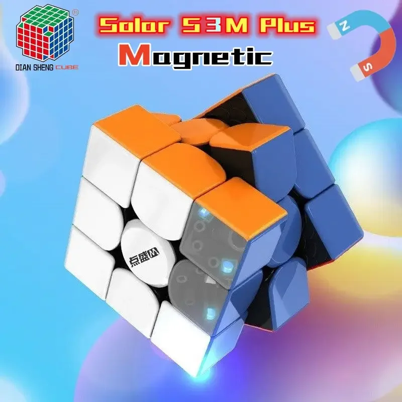 Magnetic Speed Cube Diansheng Solar S3M 3x3x3 Magic Puzzle Для Детей Обучающая Игрушка-головоломка