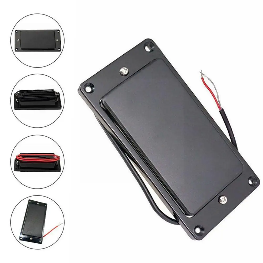 

Holmer Humbucker Pickup Double Coil Active Pickups For Style Electric Guitar Black W0z4