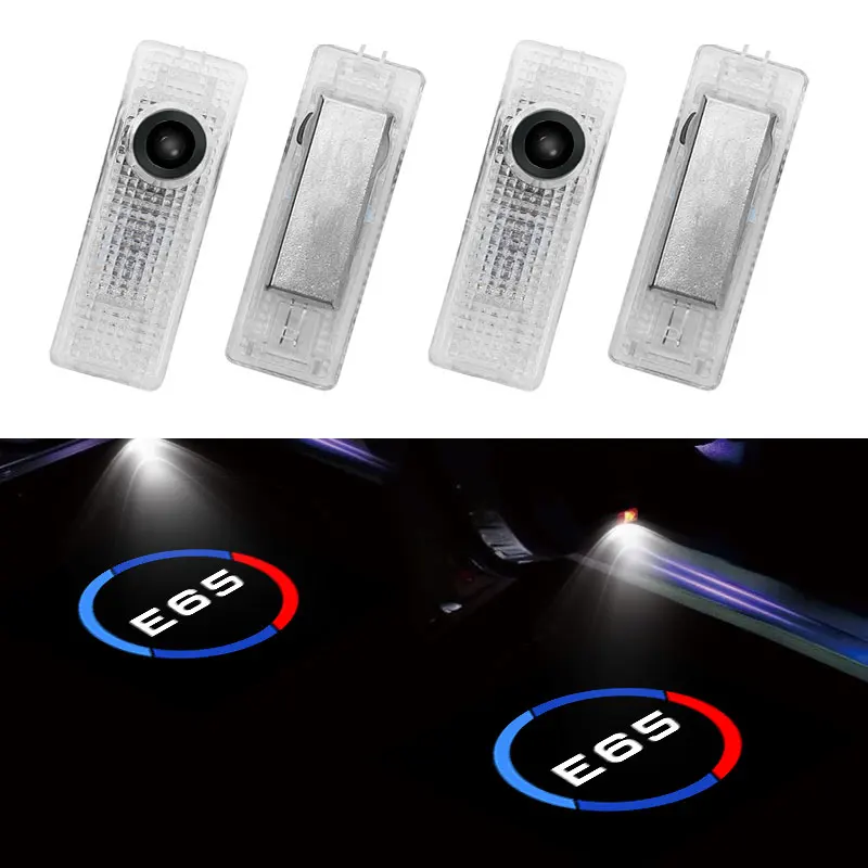

2Pieces LED Car Door Welcome Light HD Projector Lamp For BMW 7 Series E65 Logo Laser Projector Lamp Car Door Light