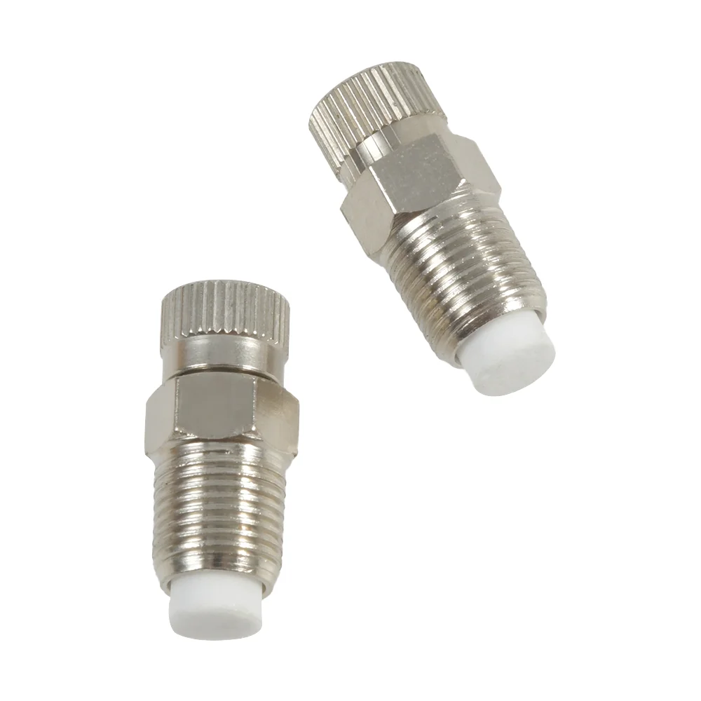 

2Pcs 0.1-0.6mm 1/8 Inch High Pressure Fog Misting Nozzle Copper Anti-drip Atomization Colling High Pressure Atomizing Nozzle