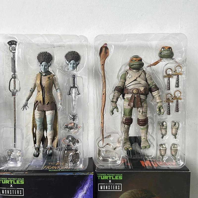 Pаспродажа Фигурка Кейси Джонс оригинальная Neca мастер крыса мамы Cos черепахи Микеланджело Апрель ониль как невеста френенштейна Ultimate Кейси Джонс