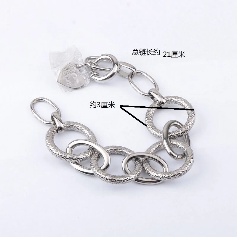 Лидер продаж, простые браслеты из белого золота DYRBERG/KERN European and n DK