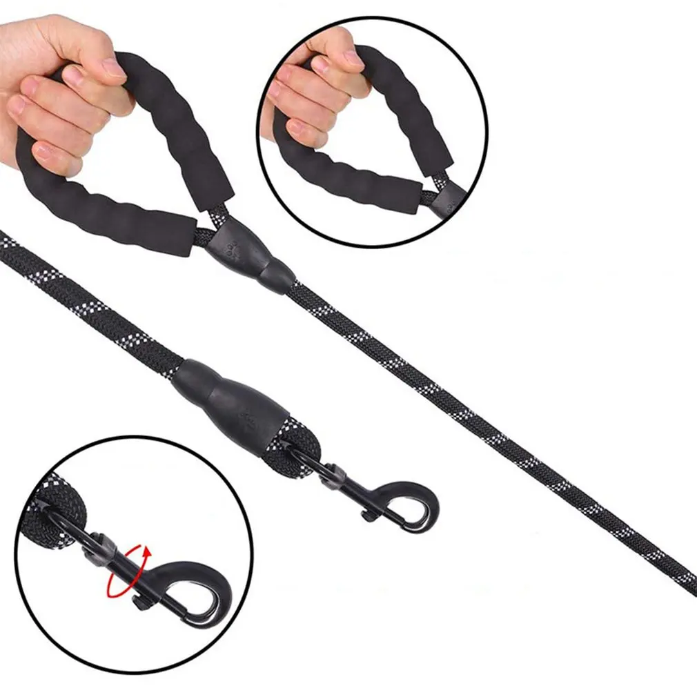 Нейлоновый Поводок для собак с высокой светоотражающей нитью |