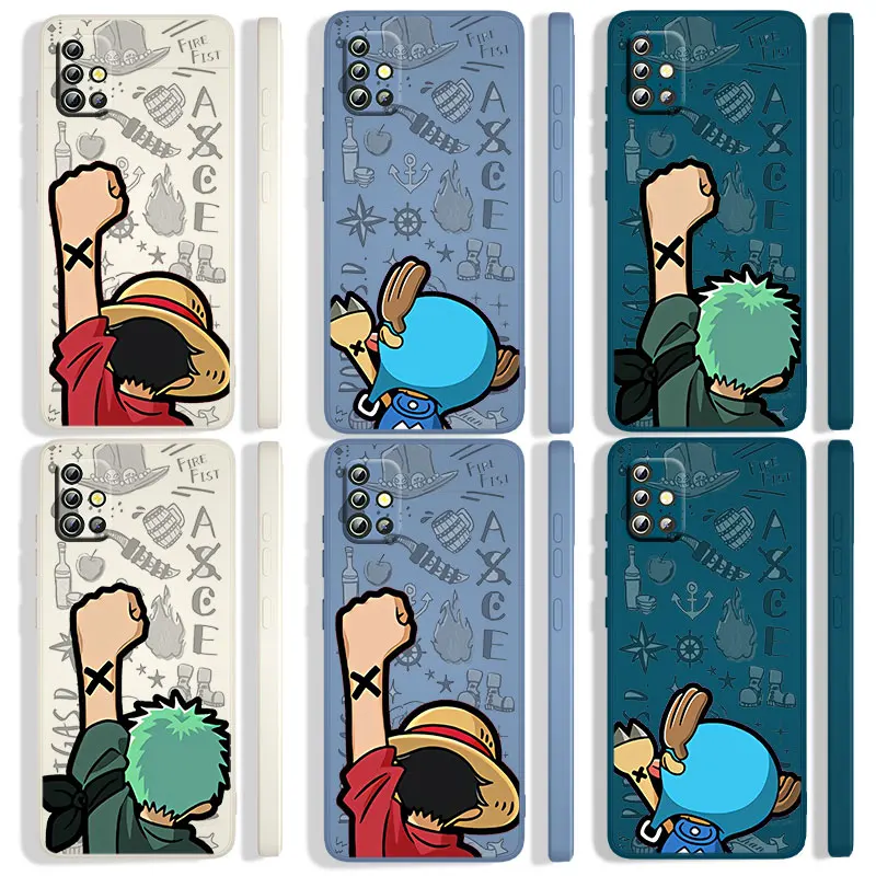 

Good looking cartoon pirate king For Samsung Galaxy A73 A72 A71 A53 A52 A51 A42 A33 A32 A31 A22 A21 A11 Liquid Rope Phone Case