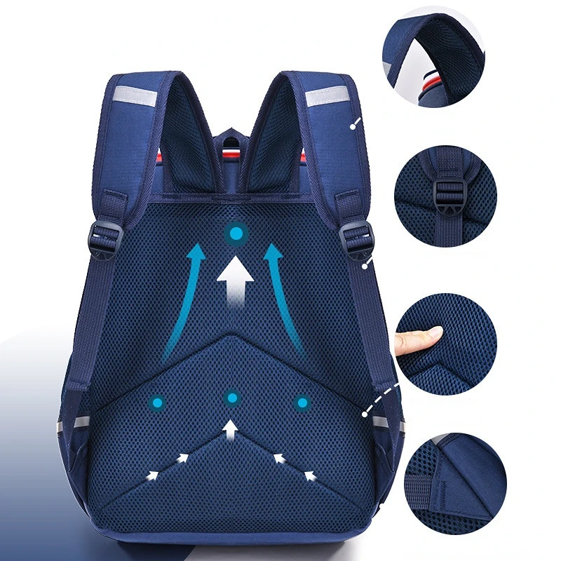 New Children Schoolbags Grade 1-6 Girls Boys Backpacks Primary School Students Large Capacity British Style Backpack Mochila Hot