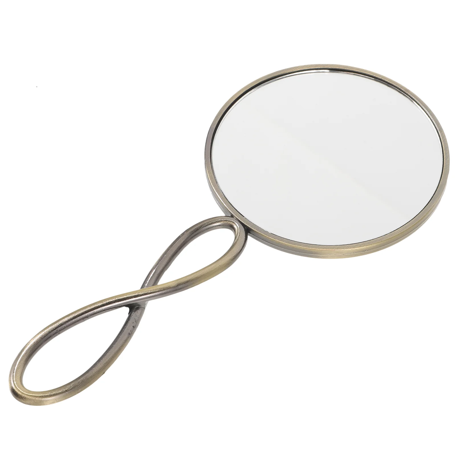 

Handheld Vanity Mirror Women Old Fashioned Makeup Mirrors Handle Glass Miss