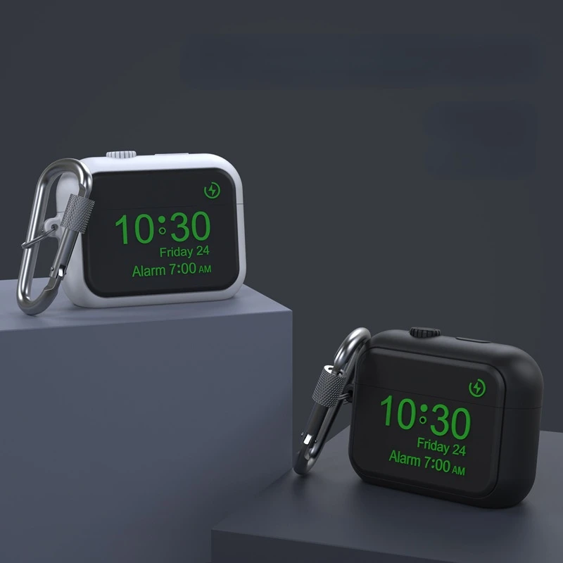 

Новинка 2022, чехол для Apple AirPods 3-го поколения, противоударный чехол, совместимый с AirPods 3, чехол с передней светодиодной подсветкой и брелоком