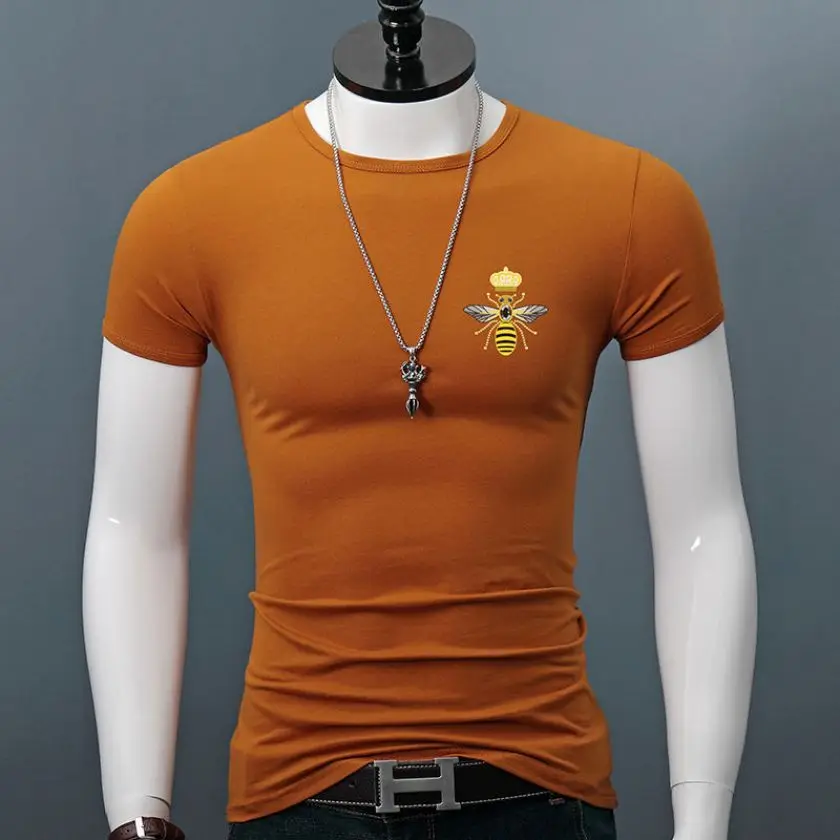 

Summer new T-shirt short-sleeved men's fashion brand Korean version of the trend T-shirt with loose clothes free shipping