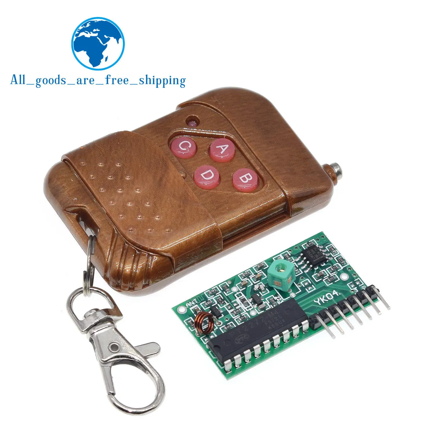 

Комплект беспроводного дистанционного управления TZT 2262/2272 4 канала