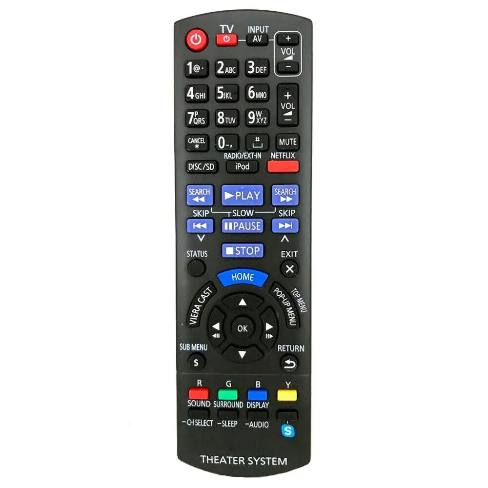 Новинка N2QAYB000632 для системы домашнего кинотеатра Panasonic с дистанционным управлением Новинка N2QAYB000632 для системы домашнего кинотеатра Panasonic с дистанционным управлением