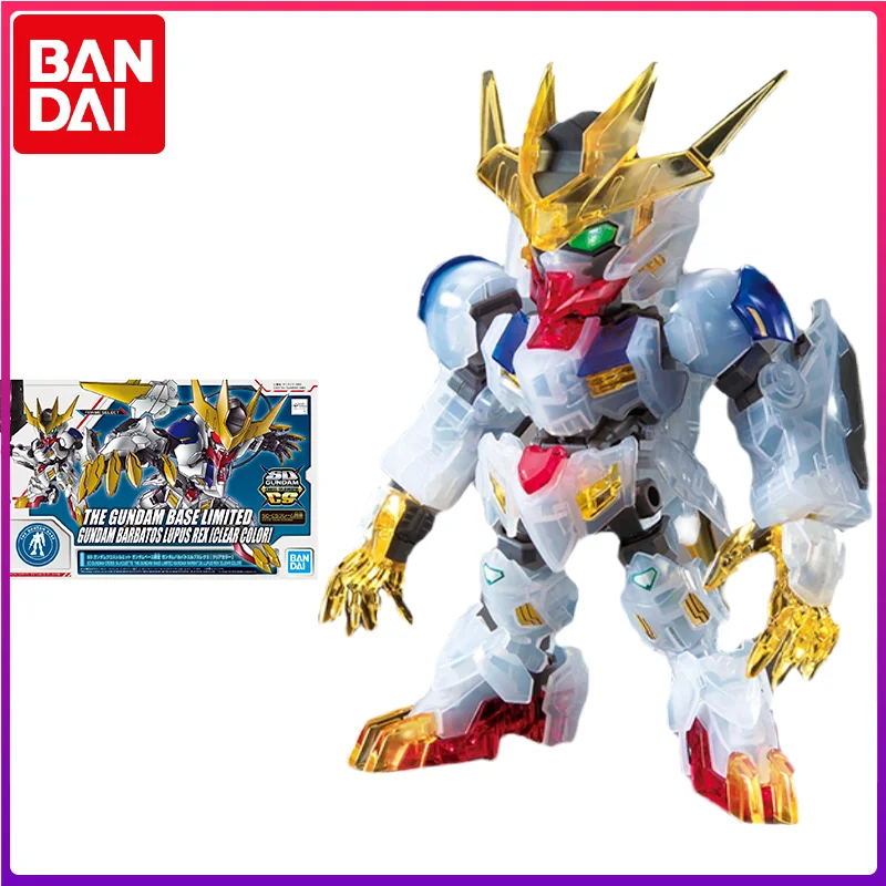 

Bandai Gundam Model Kit Assemble Figure SDCS Gundam Barbatos Anime Through Color Version Japanese Animation Gift Children Toys