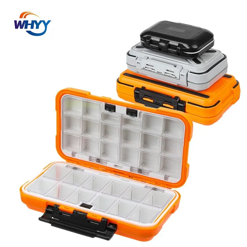 

Waterproof Fishing Tackle Box Hooks Lures Accessories Box For fishing Tool Storage Box Doublex Sided Carp Fishing Goods Boxes
