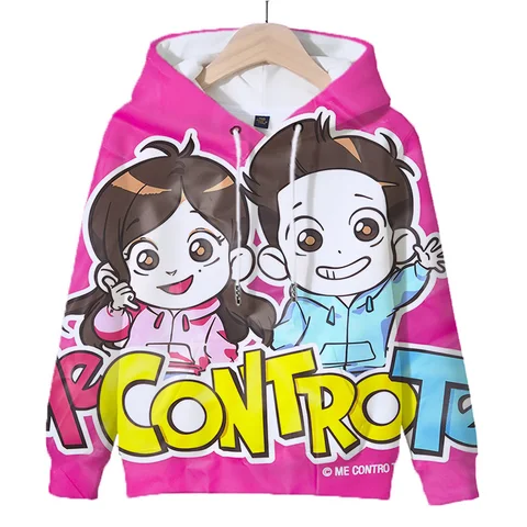 Новые толстовки с 3D принтом Me Contro Te, детский пуловер с длинными рукавами, спортивный костюм для мальчиков и девочек, детские толстовки, топы с героями мультфильмов, пальто