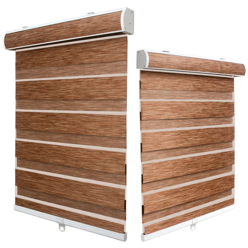 Беспроводные полосатые жалюзи оконные шторы Солнцезащитная полузатемняющая