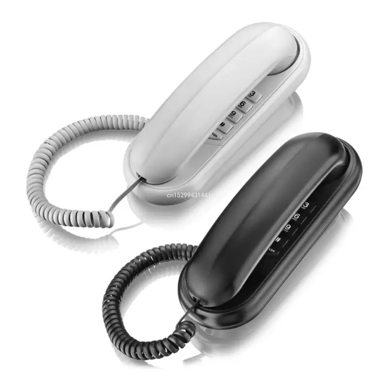 Wired- Landline Telephone with Mute and Redial Functions Easy to Install Dropship