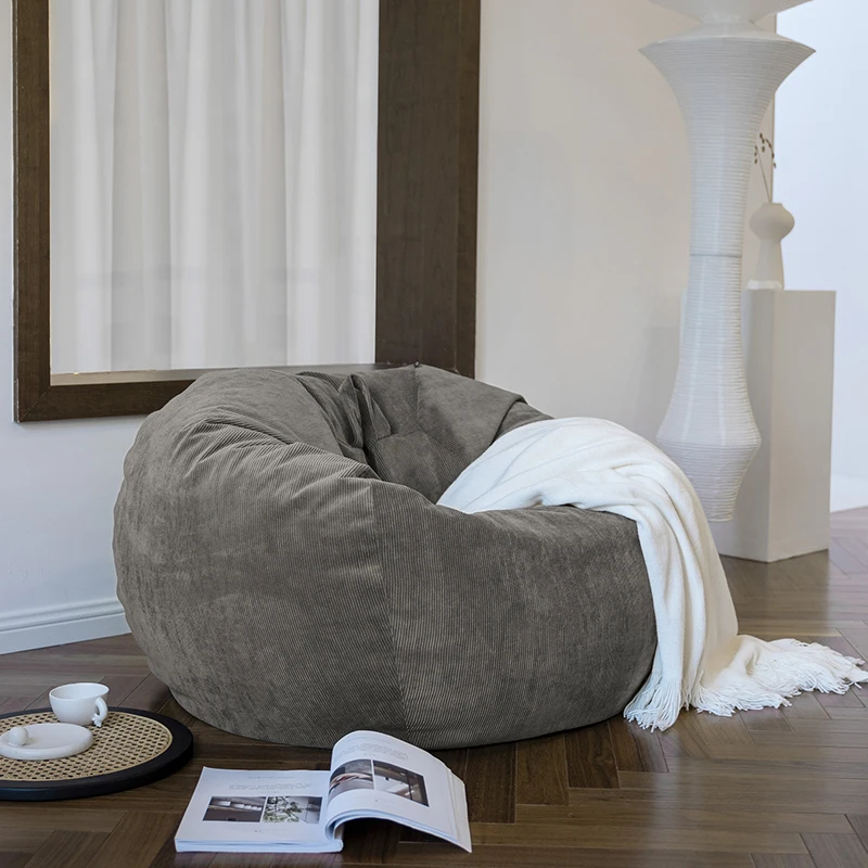 

individual Bean Bag Sofa Filler Fluffy Waterproof Adults Modern Comfy Lazy Sofa Bedroom Single Relax Chaise Lounges Furniture