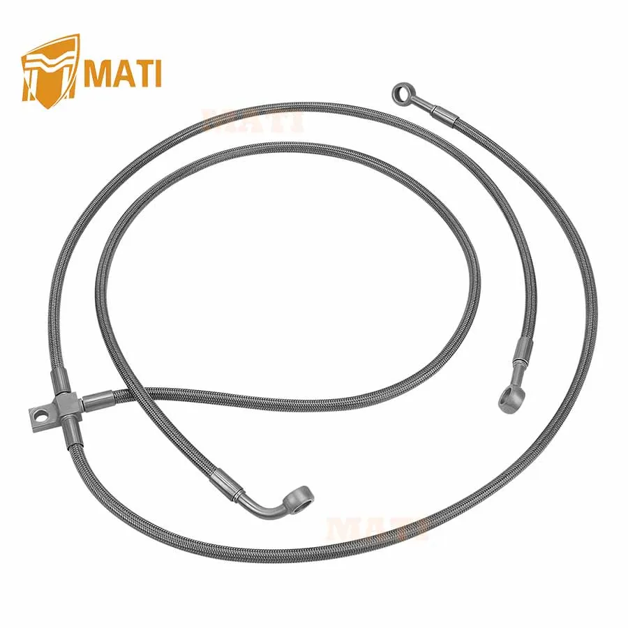 Передний тормозной шланг MATI для Polaris Outlaw 450 500 525 2006-2011 Predator 2007 1911003