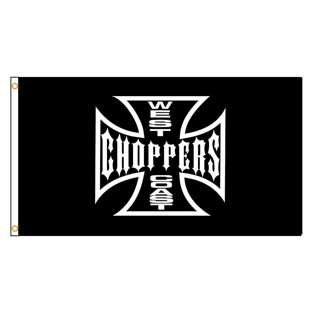 

90x150cm West Coast Choppers Flag Polyester Printed Motorcycle Banner Home or Outdoor For Decoration