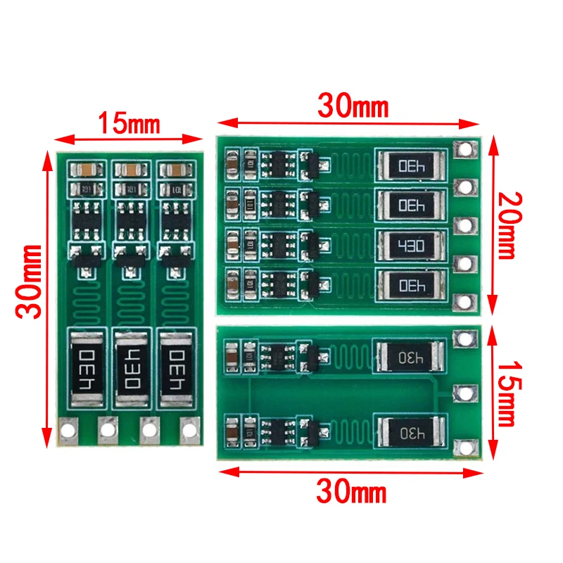 Balanced Current Lithium Battery Balancer BMS Polymer Li-ion 2S 3S 4S 8.4V 12.6V 16.8V 18650