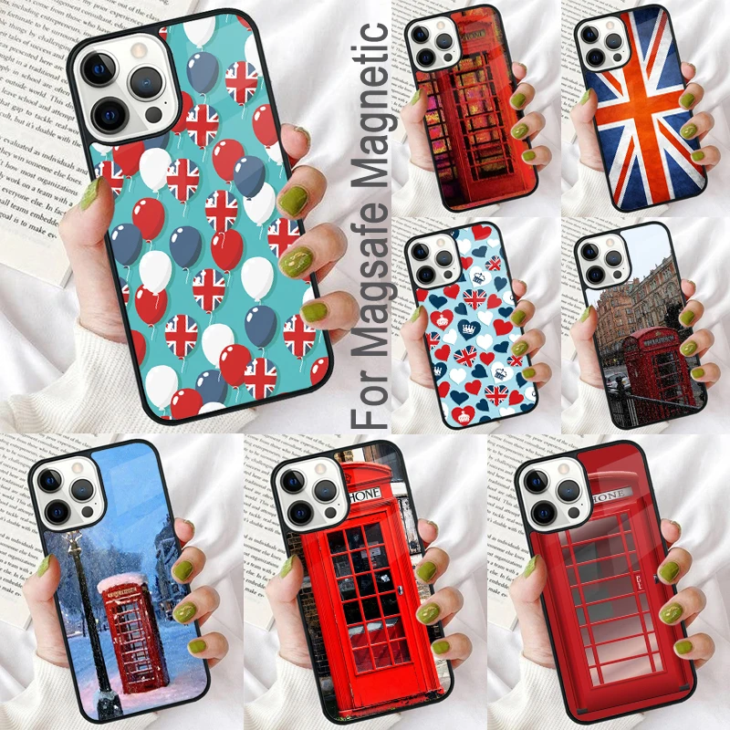 Магнитный мягкий телефонный чехол для iPhone 16 Promax 15 Pro 13 14 Plus 11 12 Mini MagSafe