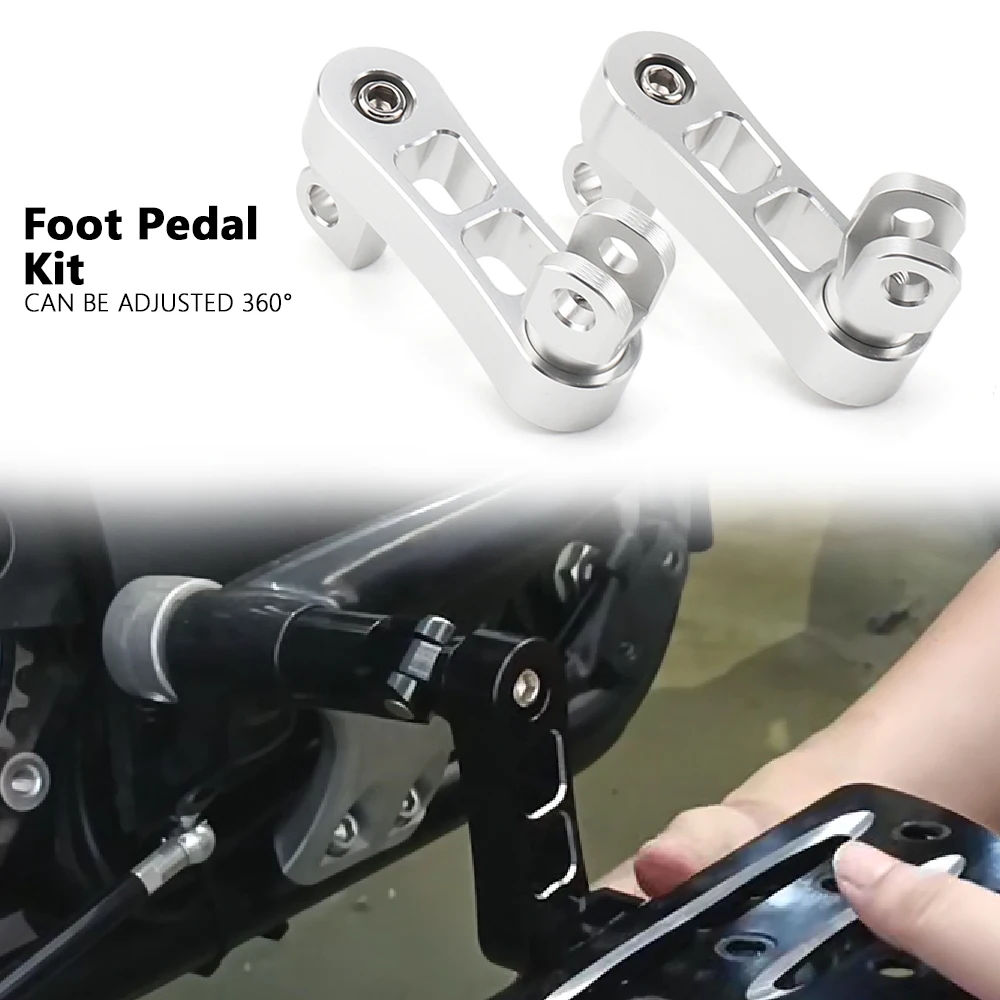 

Motorcycle Accessories Highway 360° Rotatable Foot Pegs Footrests For Sportster Dyna Softail Touring For Road Glide/King